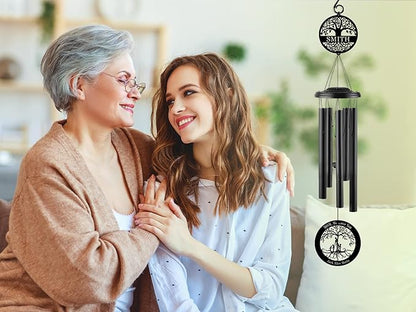 Personalized Wind Chimes for Mother's Day, Customized Wind Chime for Outside, Personalized Gift for Mom,Grandma