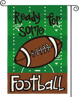 AVOIN colorlife Ready For Some Football Garden Flag 12x18 Inch Double Sided, The Big Game Sunday Yard Outdoor Flag