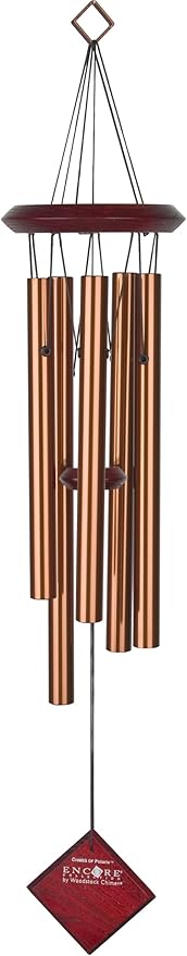 Woodstock Chimes Encore Collection, Chimes of Polaris, 22'' Bronze Wind Chimes for Outdoor, Patio, Home or Garden Décor (DCB22)