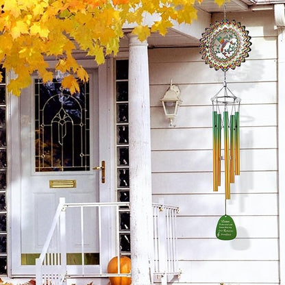 Aoedelyart Wind Chimes for Outside with Hummingbird Wind Spinner,33" Memorial Wind Chimes Outdoor Decor for Zen Garden Patio Home,Best Gifts for Mom Women Father Grandma Neighbors,Christmas Ornaments