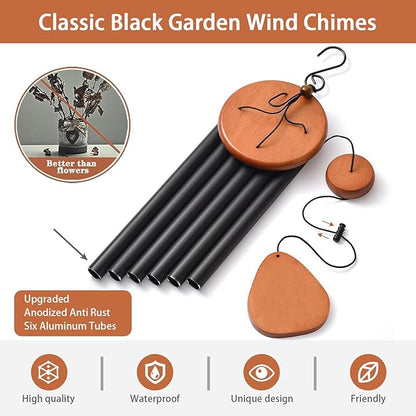 Wind Chimes for Outside, Wind Chimes with Thickened Tube, Outdoor Windchime for Garden Yard Patio Decor, Unique Gift for Women