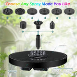 Jhua Solar Fountain for Bird Bath Pump with Led Lights Solar Powered Water Pump Kit with 8 Nozzles 200L/H Floating Water Fountain for Outdoor Garden Ponds Pool Fish Tank Aquarium