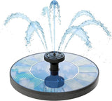 Solar Fountain with 6 Nozzles, 2026 Upgraded Solar Water Fountains Free Standing Floating Solar Water Pump for Bird Bath, Garden, Pond, Pool and Fish Tank