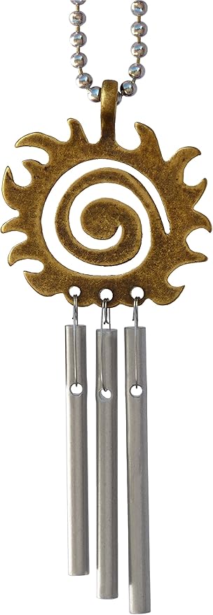 Jacob's Musical Car Charm, Sun Spiral Eclipse, Mini Wind Chime