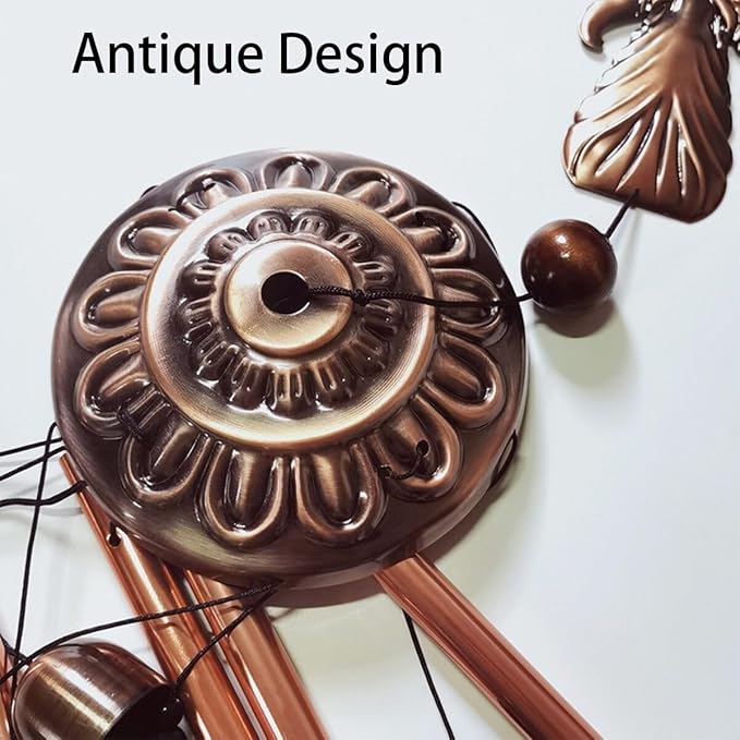 Angle Wind Chimes Copper Alloy for Outdoor Decorations Garden Yard Trees Or As A Good Gift for Family Friends Colleague
