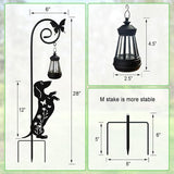 Dog Solar Lights Outdoor Decoration,Dachshund Gifts for Women,Solar Lantern Silhouette Animal for Yard,Pathway,Lawn Ornament Garden Stakes