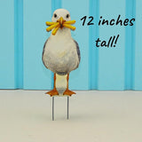 JennyGems Sully and Sally Seagulls - The Local Lovebirds Yard and Garden Signs, Weather Resistant