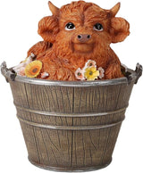 Statue Animal Figurine Creative Unique Collectible Rustic Sculpture Garden Statue for Patio Yard Countryside