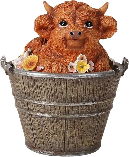 MYCENSE Statue Garden Statue Decorative Art Crafts Animal Figurine Sculpture for Countryside Backyard Lawn Patio Yard
