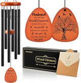 Memorial Gifts for Loss of Husband, 32" Memorial Sympathy Wind Chimes for Loss of Husband, Sympathy/Bereavement/Remembrance Gifts for Loss of Husband