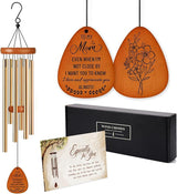 Wind Chimes for Mothers Day - Long Distance Gifts, Mothers Day Wind Chime for Mom - Mom Birthday Gifts from Daughter, Son - Patio, Garden Decor - Large Wind Chimes for Outside Indoor Outdoor 37 Inches