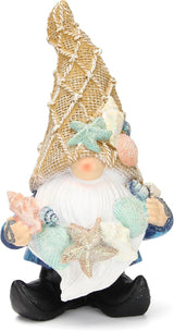 Leekung Garden Gnomes Statues - Outdoor Funny Garden Decor - Ocean Gnomes for Indoor/Outdoor, Beach, Patio, Lawn, Yard, Porch, Bookshelf Gifts