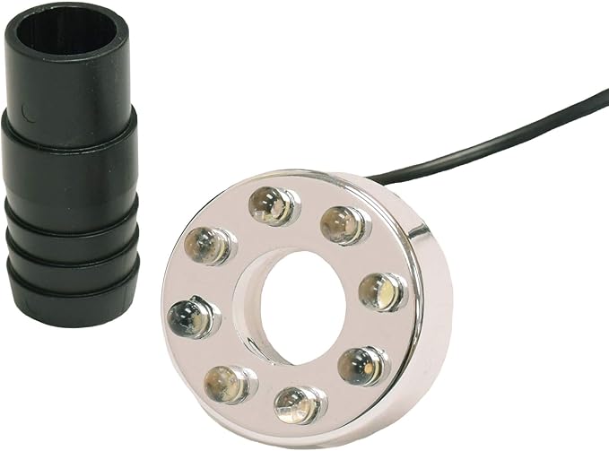 EasyPro LED8B3 LED Statuary Light & Transformer Kit / 1 3/8" Diameter Light/for use with Tranquil Décor Fountains & Basalts / 10' Power Cord / 3 Pack