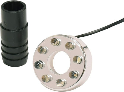 EasyPro LED8B3 LED Statuary Light & Transformer Kit / 1 3/8" Diameter Light/for use with Tranquil Décor Fountains & Basalts / 10' Power Cord / 3 Pack