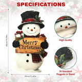 Christmas Garden Flags 12x18 Inch Double Sided, Xmas Snowman Yard Flag for Outside, Winter Seasonal Outdoor Decoration Farmhouse Front Porch Holiday Decor