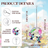 Hummingbird Gifts for Women, Hummingbird Sun Catcher for Window Hanging, for Mom Grandma Bird Lovers, Spring Suncatcher Garden Decor for Indoor Outdoor Windows