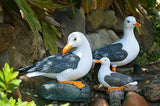 Teaeeno Real Seagull Decoration,Seagull Statue Outdoor Decoration,Seabird Decoration,Seagull Figurine Coastal Garden Decor,Bird Statue Nautical Beach Sculpture,Perfect for Home Garden,Terrace,Yard Art