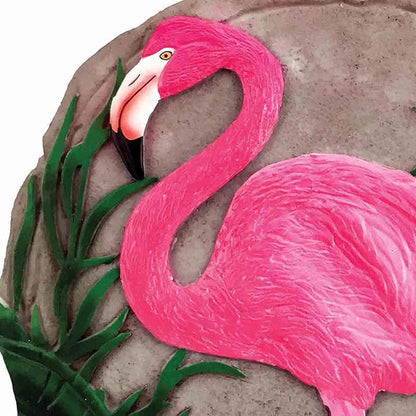 Spoontiques - Garden Décor - Flamingo Stepping Stone - Decorative Stone for Garden