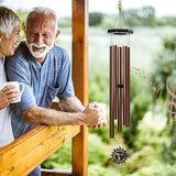 MUMTOP Wind Chimes for Outside - Deep Tone Memorial Sympathy Wind Chimes Outdoor, 37 Inch Windchimes Clearance for Garden, Patio,Yard Decor Gift