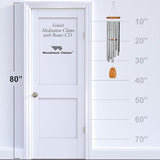 Woodstock Chimes Signature Collection, Woodstock Meditation Chime, 39'' Eastern Energies Wind Chimes for Outdoor, Patio, Home or Garden Décor (TMS)
