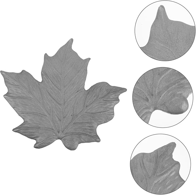 VICASKY Stepping Stone Maple Leaf Decor Durable Outdoor Pathway Ornament for Garden Walkway for Lawn and Decoration