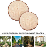2Pcs Garden Stepping Stones Outdoor Decorative Wooden Log for Walkway Landscaping Patio Lawn