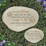 GiftsForYouNow Personalized Sibling Memorial Flat Garden Stone