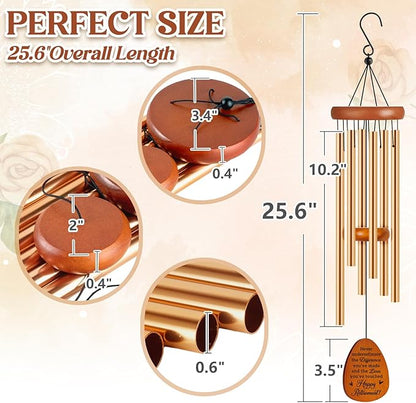 Retirement Gifts for Women Men, Retirement Gift Wine Chimes, Best Happy Retirement Gifts for Teathers Coworker Nurse Boss Friends, Retired Decorations