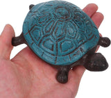 Cast Iron Turtle Key Hider Box Garden Animal Statue for Outdoor Hide a Key Holder Antique Tortoise Trinket Boxes Decorative Iron Cast Hider for Patio Porch