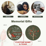 ASTARIN Personalized Large Deep Tone Cardinal Wind Chimes, Customized Memorial Gifts for Loss of Lover/Sister/Friend, Sympathy Gift Wind Chime for Condolences Remembrance(Produced in USA)