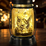 Solar Lanterns Outdoor Garden Decor Valentine's Day Gifts for Women Hummingbird Gift for Women Mom Grandma Sister Birthday, Hanging Solar Light Home Decor for Yard, Patio,Backyard,Porch,Torch