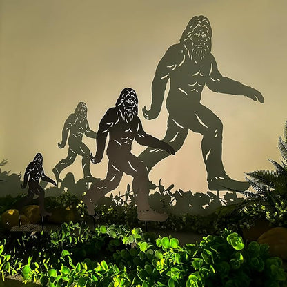 TIGGSY 15.8 inch Bigfoot Metal Outdoor Decor Big Foot Sasquatch Gifts for Men/Women Bigfoot Silhouette Statues for Yard Art, Patio, Lawn, Forests, Garden Decor, Yard Display, Garden Decorations