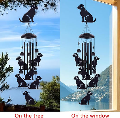 Dogs Wind Chimes Outdoor Decor, Mobile Wind Catcher, Retro Wind Bells, Blessing Wind Chime, Memorial Windchimes for Home, Balcony, Yard, Room, Xmas, Party, Indoor, Garden Decoration, Gifts for Mom