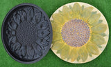 Sunflower Plastic Mold Stepping Stone Garden Path Concrete Plaster #S18