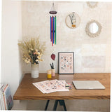 Milisten Wind Chime Tube Kit Six Metal Wind Chimes Decorative for Living Bedroom