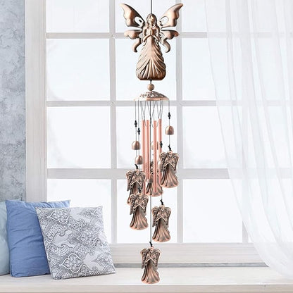 Angel Gifts for Grandma, Mother Wind Chimes,Birthday Gift for mom/Husband/Wife/Women/Aunt/Daughte/Friend/Niece/Sister/Teacher,Gardening Gifts,Memorial Windchime Outside,Yard Decor