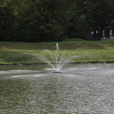 HALF OFF PONDS Floating Fountain, 3/4 HP Pond Aerator, 200 ft Cord, 8,000 GPH Water Pump, 11 Spray Patterns, for Ponds, Lakes & Water Gardens