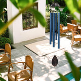 MUMTOP Wind Chimes for Outside - Deep Tone Memorial Sympathy Wind Chimes Outdoor, 38.5 Inch Windchimes Clearance for Garden, Patio,Yard Decor Gift (Blue)