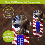 Briarwood Lane Freedom Eagle Metal Thermometer