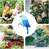 Garden Decor Resin Bird Statues Garden Decorative Sculptures Outdoor Decor Outdoor Decor(B)