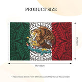 Mexican Flag – 3x5 Ft Outdoor/Indoor Durable Polyester Mexico Tapestry Vivid Color Fade Resistant Double-Sided with Brass Grommets – Mexican Banner Decor