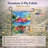 Caroline's Treasures Hawaii Hawaiian Hibiscus in Watercolor Garden Flag Mailbox Flag Decorative Yard Flag Banner Outside Patio Artwork Yard Flower Beds, Garden Size, Multicolor