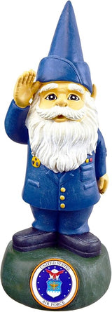 Red Carpet Studios Officially Licensed Military Garden Gnome, 13.25" Tall, United States Air Force
