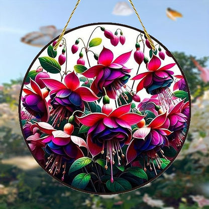 Banax 4Pcs Sun Catchers Hanging Crystal Christmas Snowflake Ornaments Christmas Tree Hanging Decorations Gifts for Women Girls Family Friends