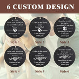 Personalized Dog Memorial 32" Wind Chimes for Outside - Sympathy Gift with Custom Photos for Loss Pet - Adjustable Mute Sound Memorial Gifts for Loss of Dog Laser Engraving,Not Easy to Fade