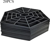 Pond Netting Floating Guard Protect Fish Koi，Net for Pond Fish Guard Floating，Plastic Pond Fish Net Mesh Cover for Fish Protection (20)