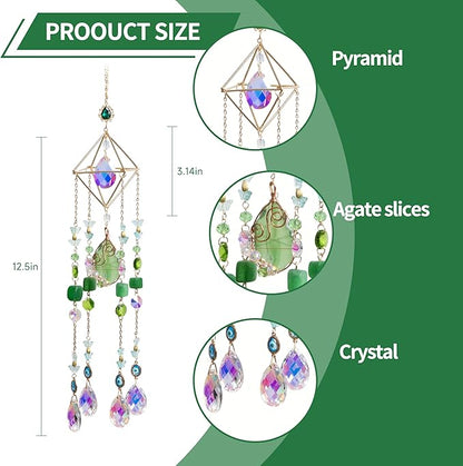 Crystal Sun Catchers Indoor Window Crystal Boho Suncatcher Hanging Rainbow Maker Decor Light Catchers for Windows Garden Outdoor Home Decoration