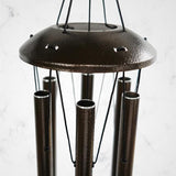 Personalized Tree of Life Wind Chime - Memorial Gifts - Deep Melody - Outdoor Metal Wind Chimes - Brown