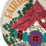 Spoontiques - Garden Décor - Fairies Welcome Stepping Stone - Decorative Stone for Garden