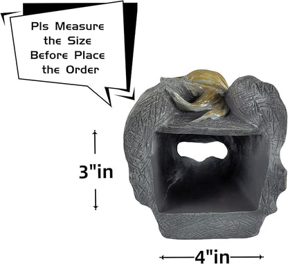 coolboy Elephant Sculpture Gutter Diverter Rain,Deco Gutter Extension Downspout, Eco-Friendly Resin Gutter Extender Diverter,Splash Block, Perfect Rain Gutter Downspout Extension for 3"x4" Downspouts
